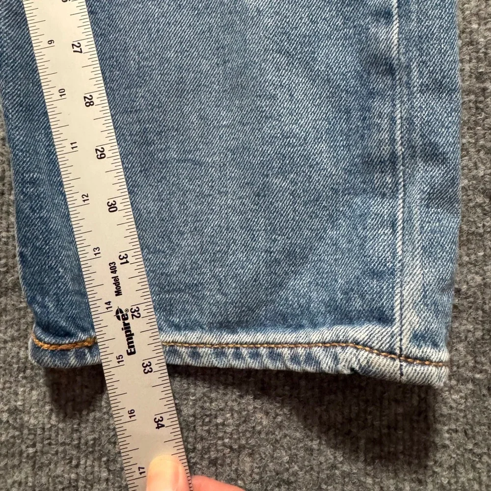 Levis 501 CT Jeans Mens 40x32 Medium Wash Blue Stretch Tapered Button Fly Denim‎